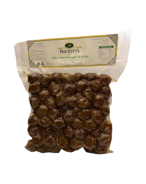 Olive Nere Infornate Sott'olio